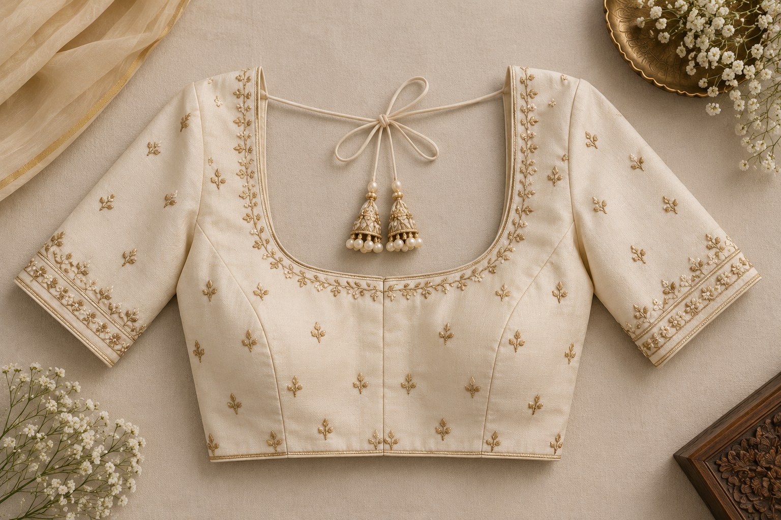 Pearl Elegance Blouse
